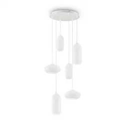 Подвесная люстра Ideal Lux Yoga SP6 Bianco