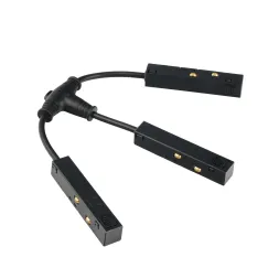 Т-образный коннектор питания гибкий для магнитного шинопровода Myfar MT0200-FCT-B