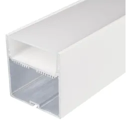 Профиль с экраном Arlight SL-LINE-7477-2500 WHITE+OPAL 021372