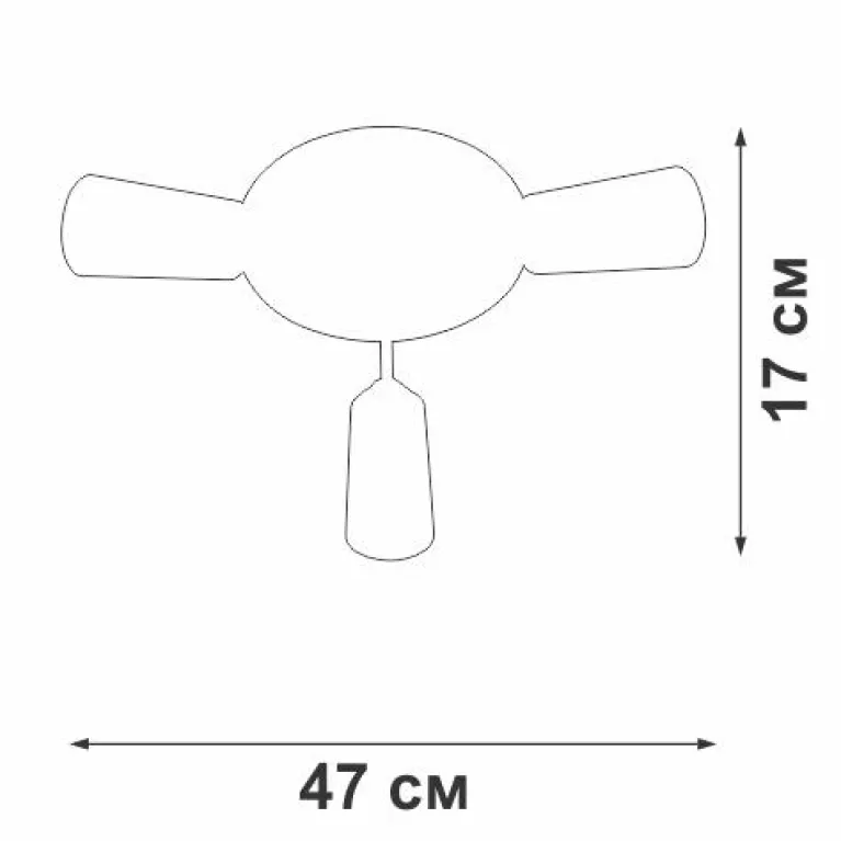 Потолочная люстра Vitaluce V3762-0/3PL в Нижнем Новгороде