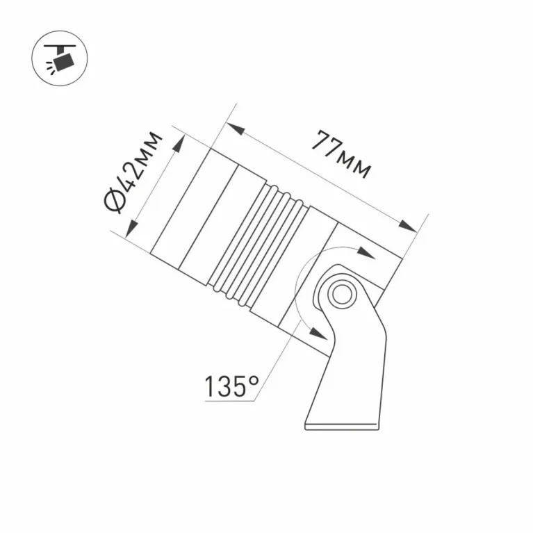 Уличный светодиодный светильник Arlight ALT-RAY-R42-5W Day4000 (RAL 6010, 25 deg, 230V) 042660 в Нижнем Новгороде