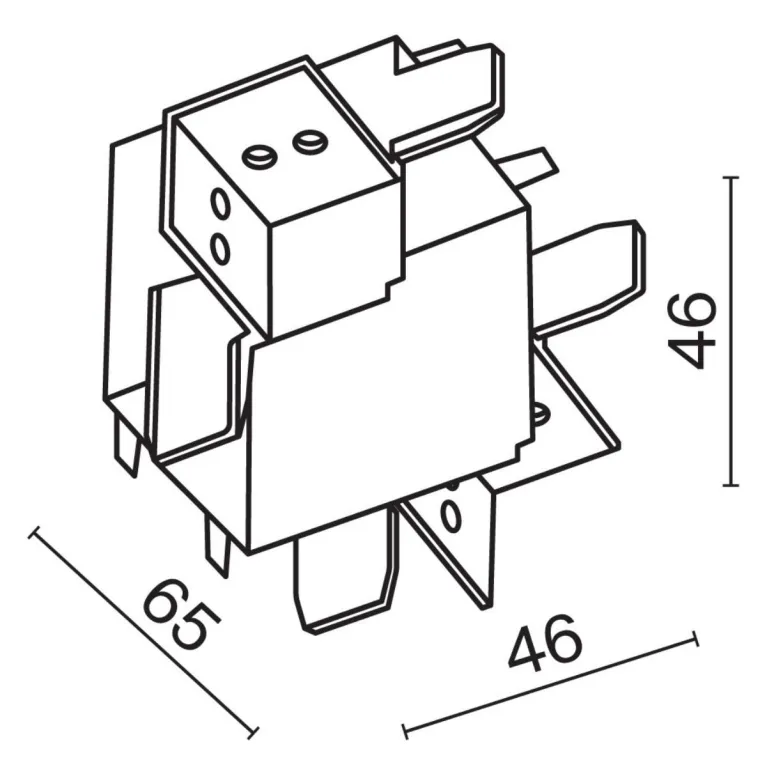 Коннектор L-образный Maytoni Technical Radity TRA084CT-12W в Нижнем Новгороде