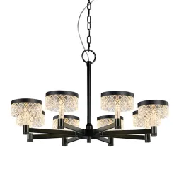 Подвесная люстра Delight Collection MD21020075 MD21020075-8A matt black