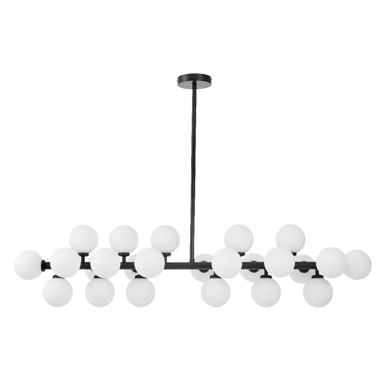 Люстра на штанге Lumina Deco Marsiada LDP 6033-24 BK в Нижнем Новгороде