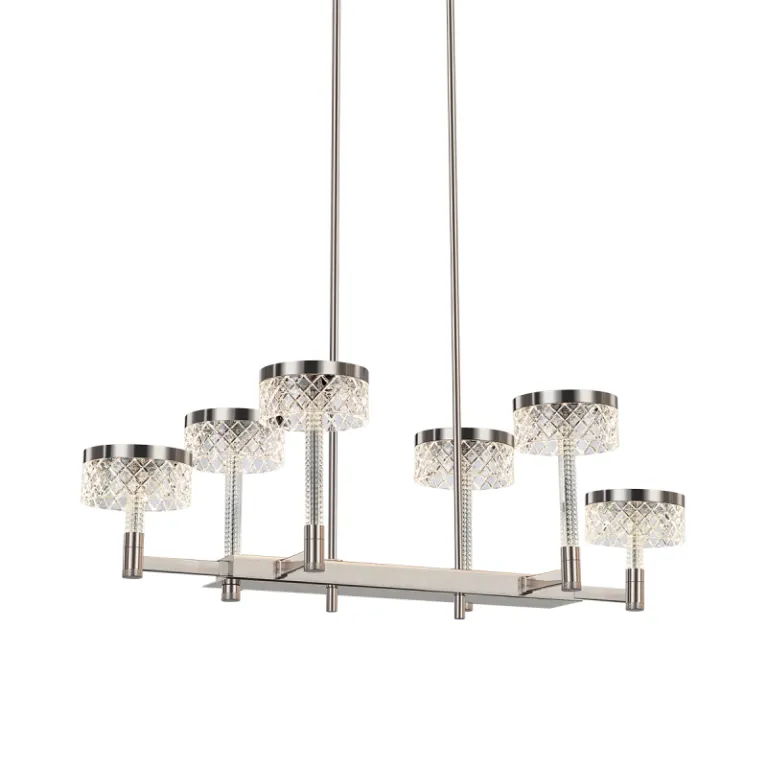 Подвесная люстра Delight Collection MD21020075 MD21020075-6B satin nickel в Нижнем Новгороде