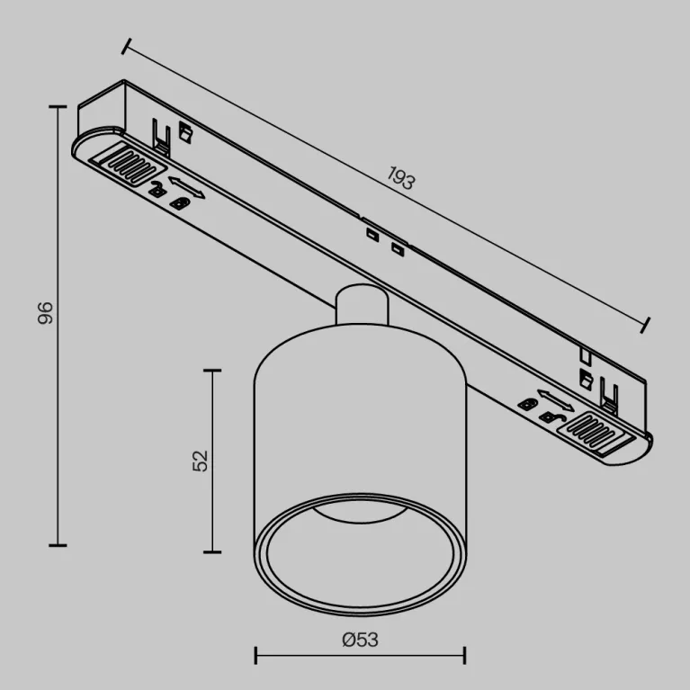 Трековый магнитный светильник Maytoni Alfa S TR132-4-7W-DS-W в Нижнем Новгороде