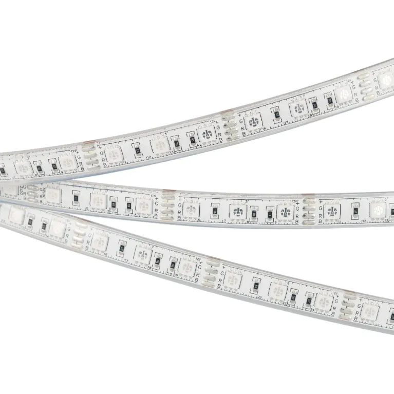 Светодиодная лента герметичная Arlight RTW-PU-B60-12.5mm 12V RGB (14.4 W/m, IP68, Wire 2m, 5m) 02959 в Нижнем Новгороде