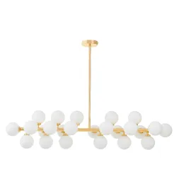 Люстра на штанге Lumina Deco Marsiada LDP 6033-24 GD