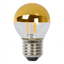 Лампа светодиодная диммируемая Lucide E27 4W 2700K золотая 49021/04/10