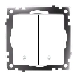 Переключатель одноклавишный Stekker GLS10-7107-01 Катрин 49166