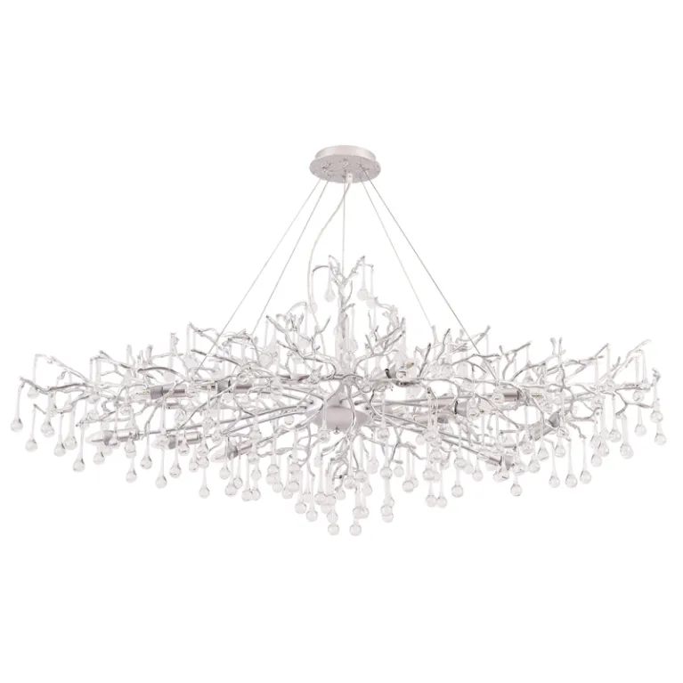 Подвесная люстра Crystal Lux REINA V2 SP12 L1500 SILVER PATINA в Нижнем Новгороде