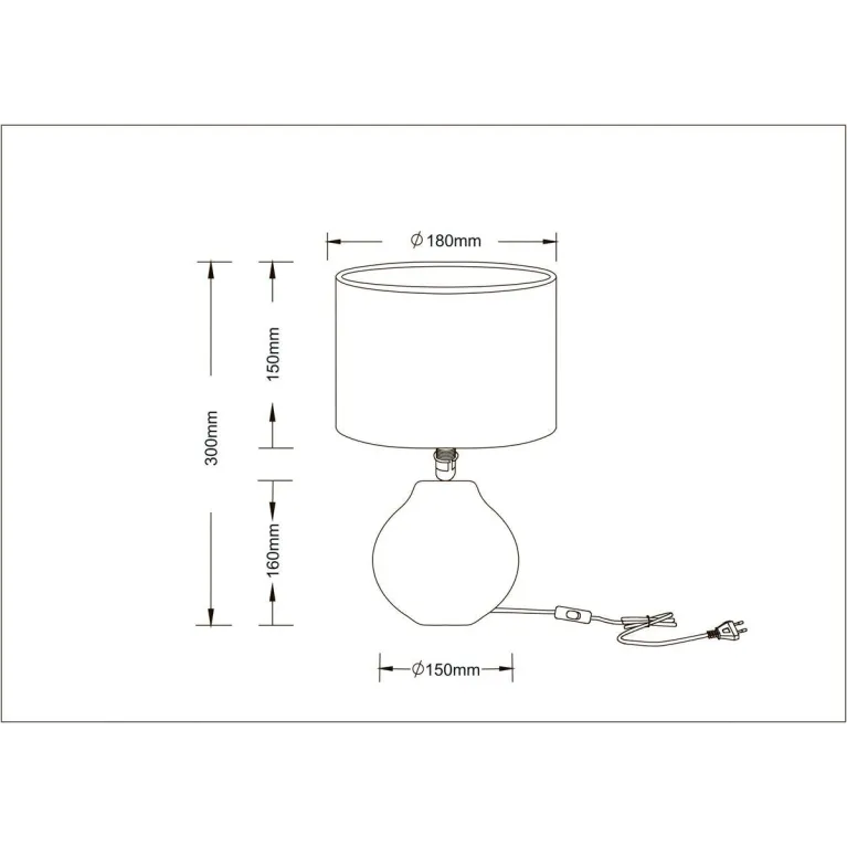 Настольная лампа Arte Lamp Nusakan A5034LT-1WH в Нижнем Новгороде