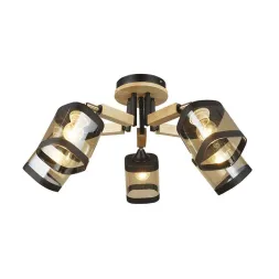 Потолочная люстра Seven Fires Kaleri WD3506/5C-BK-AM Потолочная люстра Seven Fires Kaleri WD3506/5C-BK-AM