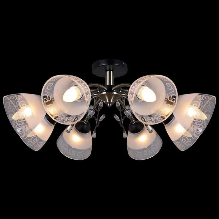 Потолочная люстра Illumico IL0287-8CSQ-29 BK AB в Нижнем Новгороде