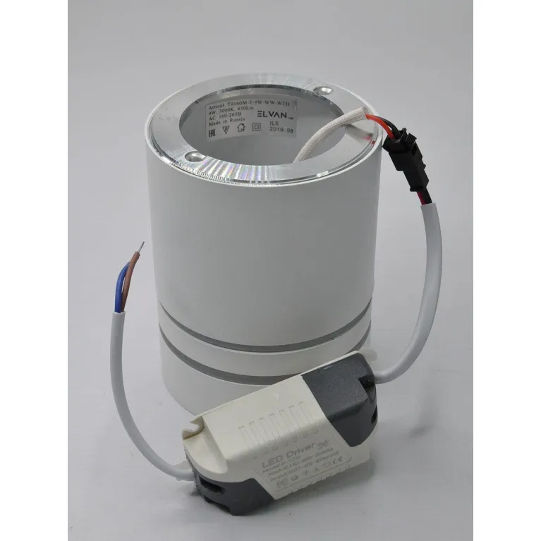 Потолочный светодиодный светильник Elvan NLS-T160M/2-9W-WW-Wh в Нижнем Новгороде