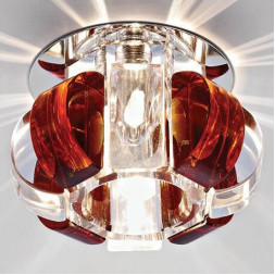Встраиваемый светильник Ambrella light Glass D1057 CL/TI/CH