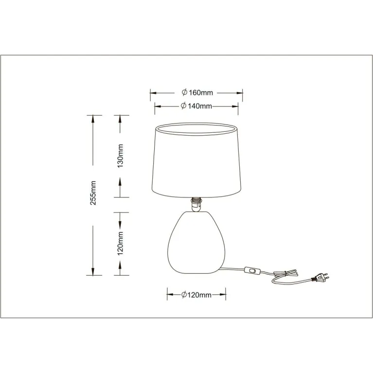 Настольная лампа Arte Lamp Wurren A5016LT-1WH в Нижнем Новгороде