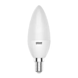 Светодиодная лампа (3 шт.) Gauss Elementary E14 6W 3000К свеча 33116T