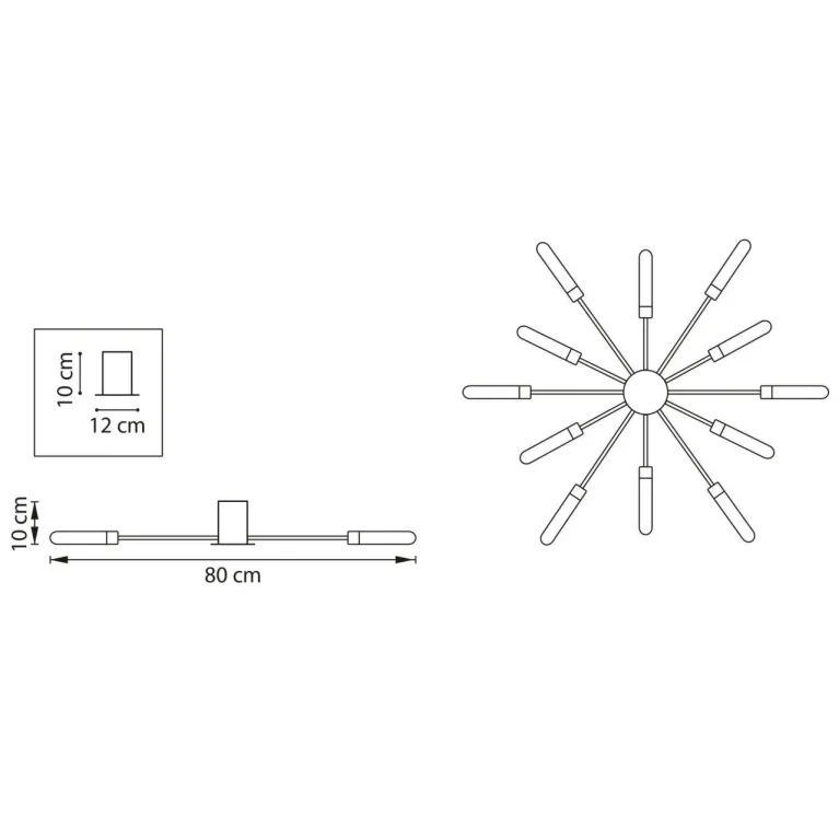 Потолочная люстра Lightstar Ragno 732123 в Нижнем Новгороде
