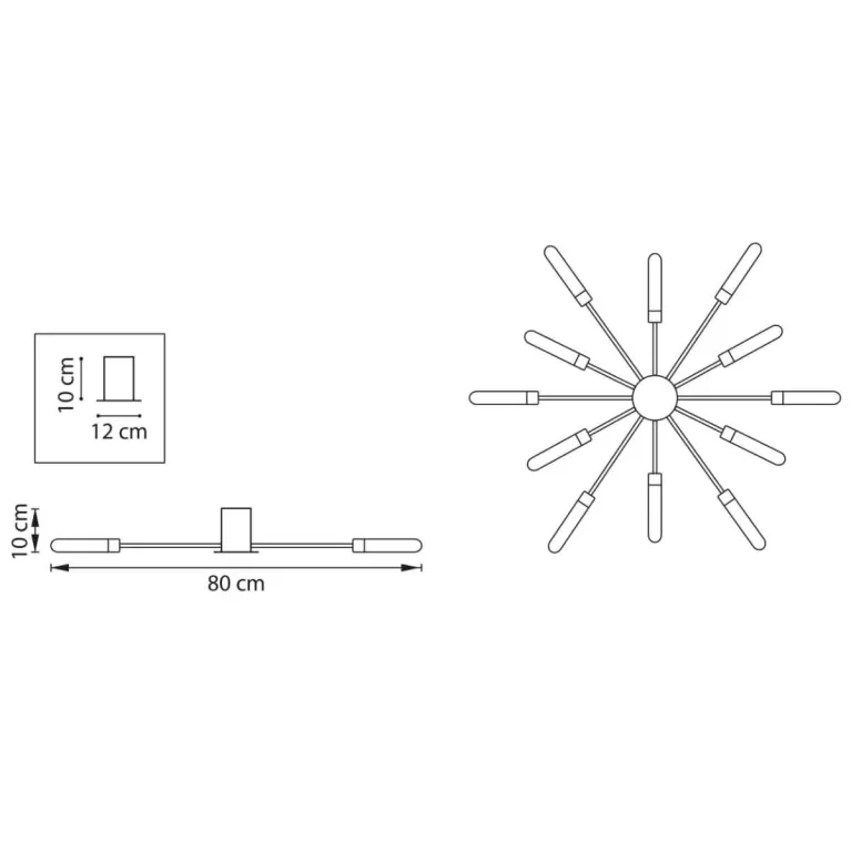 Потолочная люстра Lightstar Ragno 732127 в Нижнем Новгороде