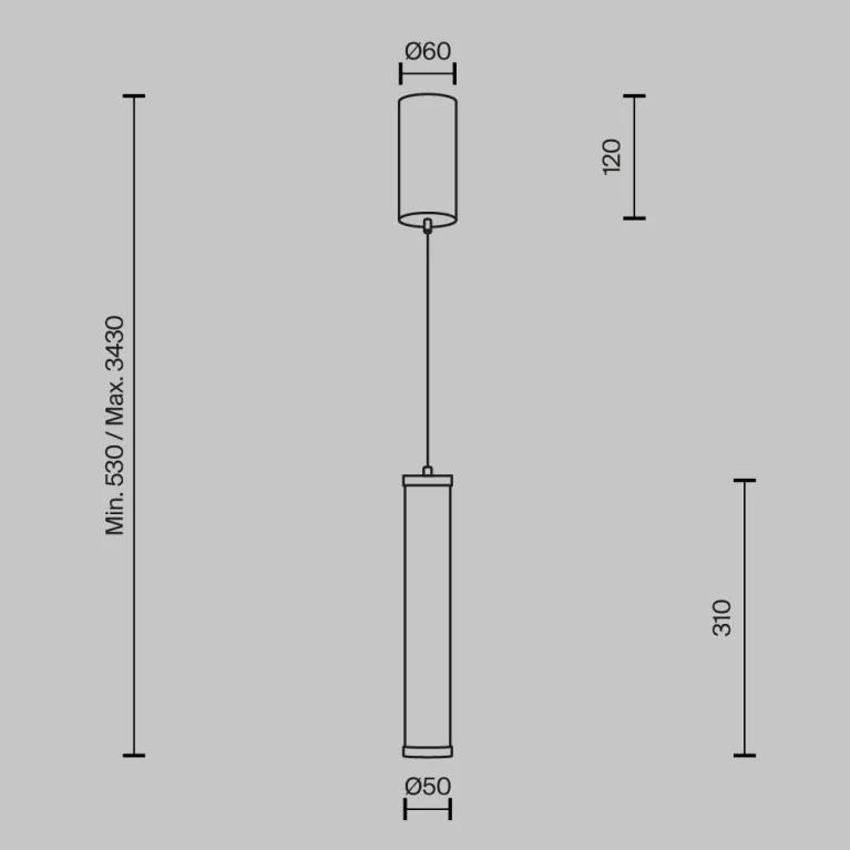 Подвесной светильник Maytoni Yora MOD464PL-L8BSK в Нижнем Новгороде