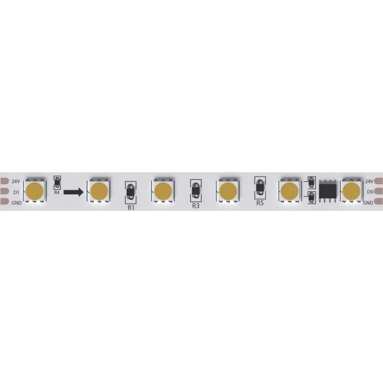Светодиодная лента Arte Lamp Spi 24В 14,4Вт/м 2900/3100K 5м IP20 A2406010-03-3K в Нижнем Новгороде