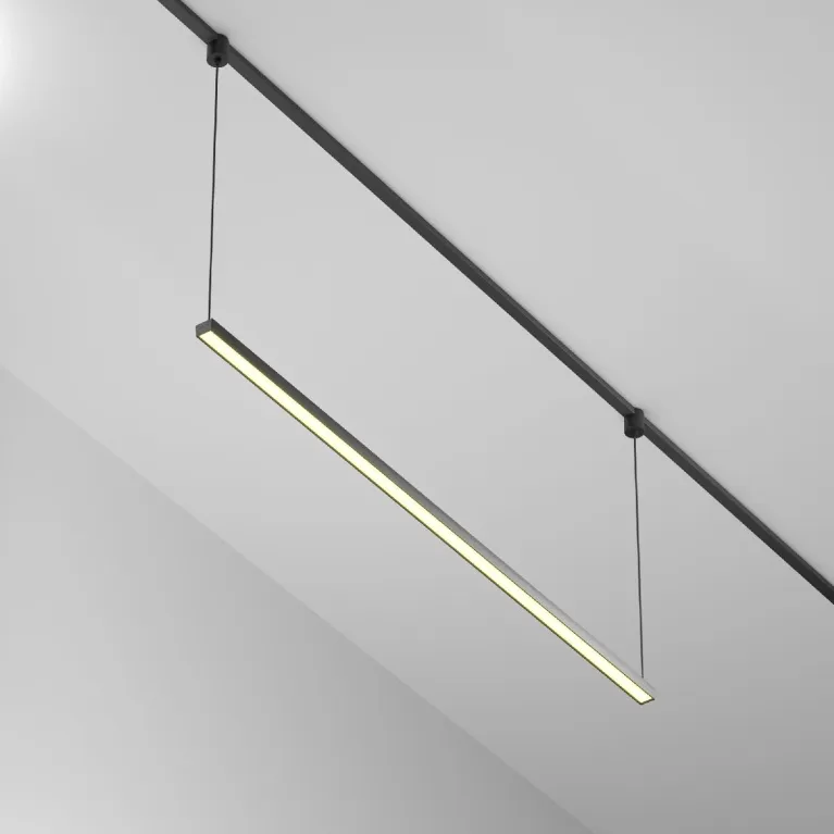 Трековый подвесной магнитный светильник Maytoni Basis TR170-1-52W3K-B в Нижнем Новгороде