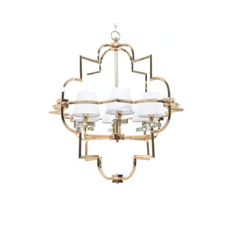 Подвесная люстра Lumina Deco Baltimore LDP 8020-6 GD+WT в Нижнем Новгороде