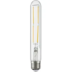 Лампа светодиодная филаментная Lightstar LED Filament E27 6W 3000K трубчатая прозрачная 933902