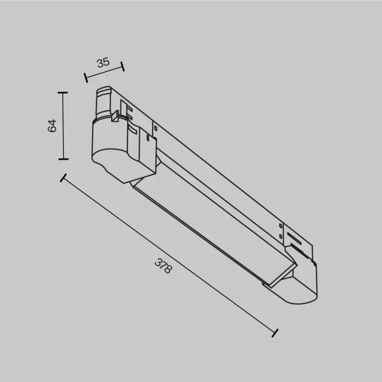 Трековый трехфазный светильник Maytoni Basis TR196-3-10W2.7K-B в Нижнем Новгороде