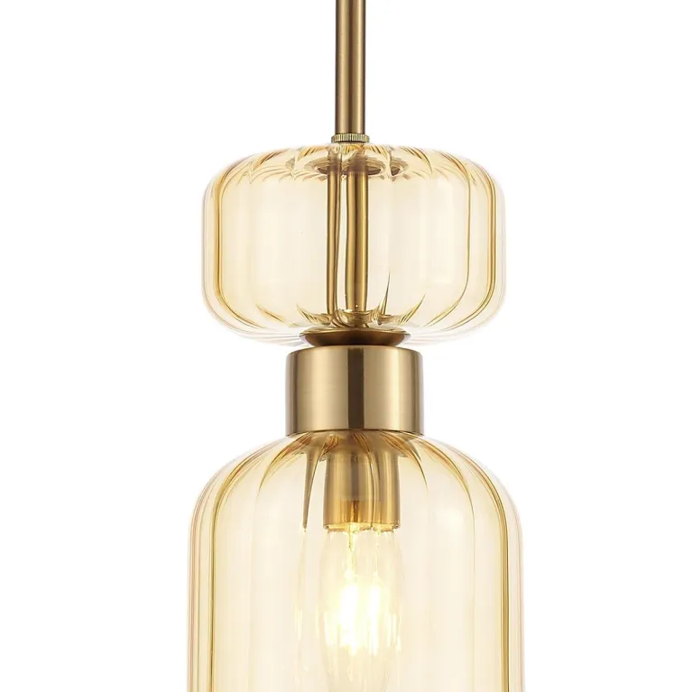 Подвесной светильник Escada Gloss 1141/1S Amber в Нижнем Новгороде