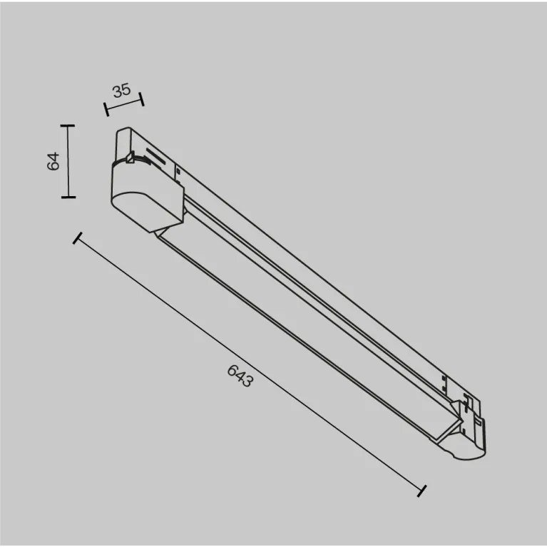 Трековый трехфазный светильник Maytoni Basis TR196-3-20W4K-W в Нижнем Новгороде