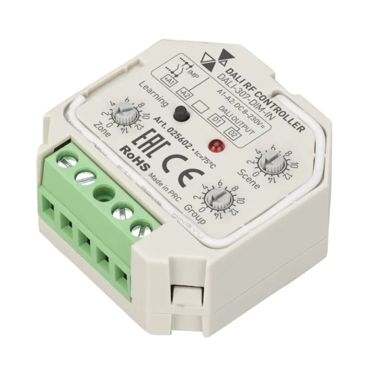 Конвертер RF-сигнала Arlight Dali-307-Dim-IN (Dali-Bus, RF, Push) 025602 в Нижнем Новгороде
