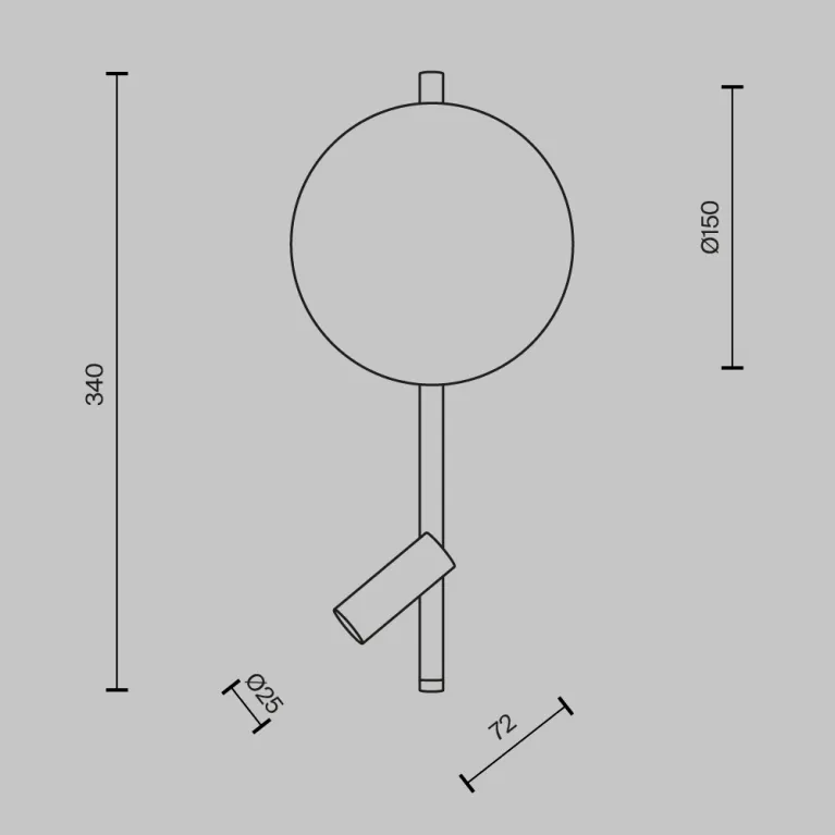 Бра Maytoni Solution MOD450WL-L9B3K в Нижнем Новгороде