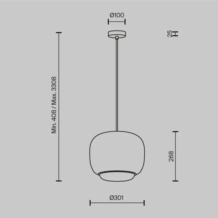 Подвесной светильник Maytoni Brio MOD466PL-L12W3K в Нижнем Новгороде