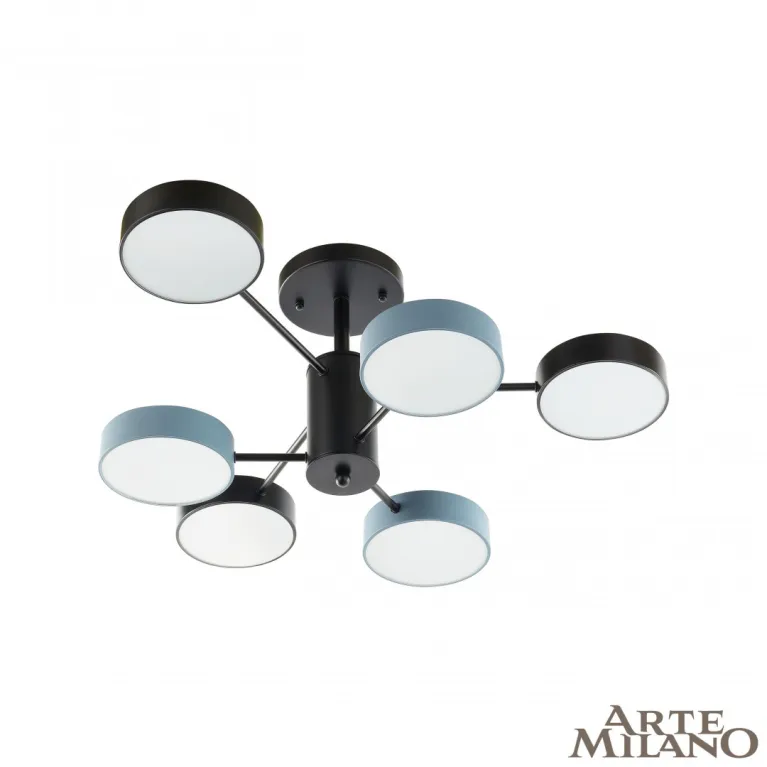 Люстра на штанге Arte Milano Ferrara 250906/6B Bk/Gr в Нижнем Новгороде