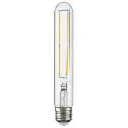Лампа светодиодная филаментная Lightstar LED Filament E27 6W 4000K трубчатая прозрачная 933904