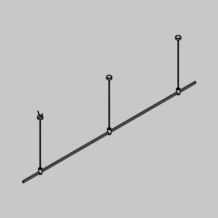 Основание на тросовых подвесах Hang для трековых светильников Maytoni Flarity TFC-Flar-H03-BS в Нижнем Новгороде