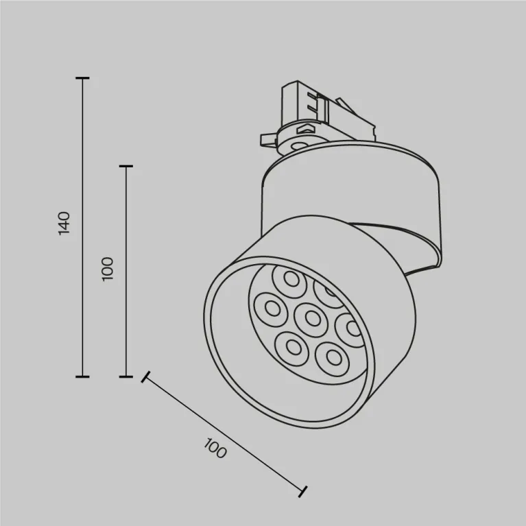 Трековый трехфазный светильник Maytoni Alfa TR199-3-15W2.7K-M-W в Нижнем Новгороде