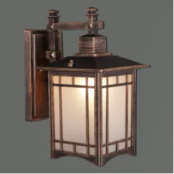 Уличный настенный светильник Reluce 08245-0.2-001U BKG