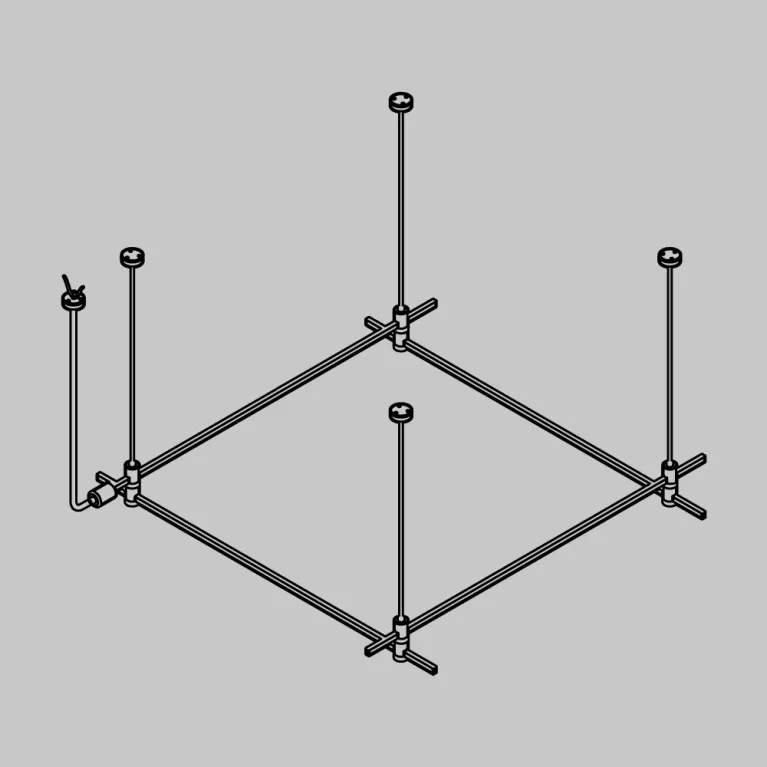 Основание на подвесах Hang для трековых светильников Maytoni Technical Flarity TFC-Flar-H08-B в Нижнем Новгороде