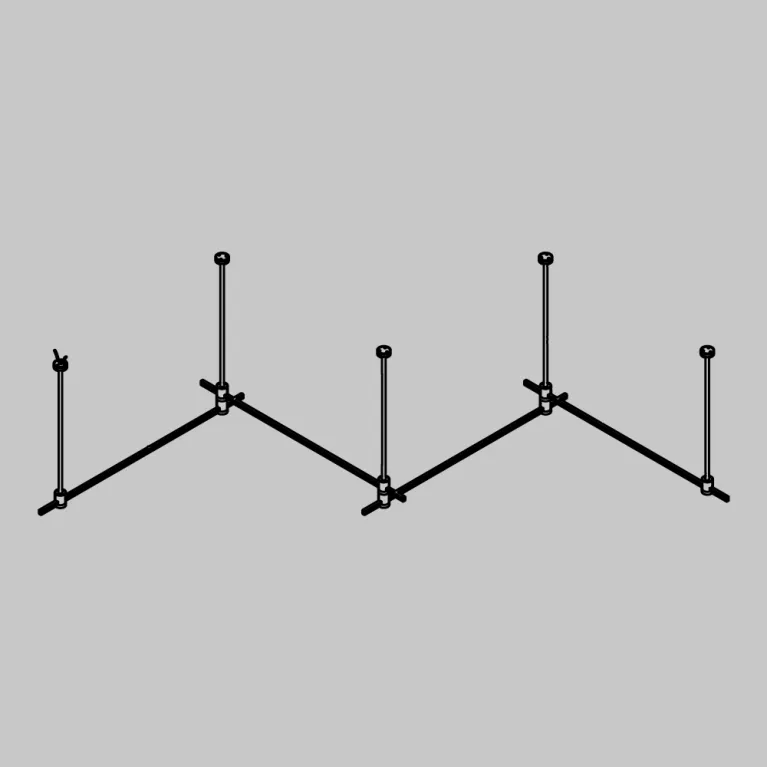 Основание Long двухуровневое для трековых светильников Maytoni Technical Flarity TFC-Flar-L02-B в Нижнем Новгороде