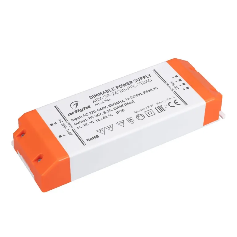 Блок питания Arlight ARV-SP-24200-PFC-TRIAC (24V, 8.3A, 200W) 047946 в Нижнем Новгороде