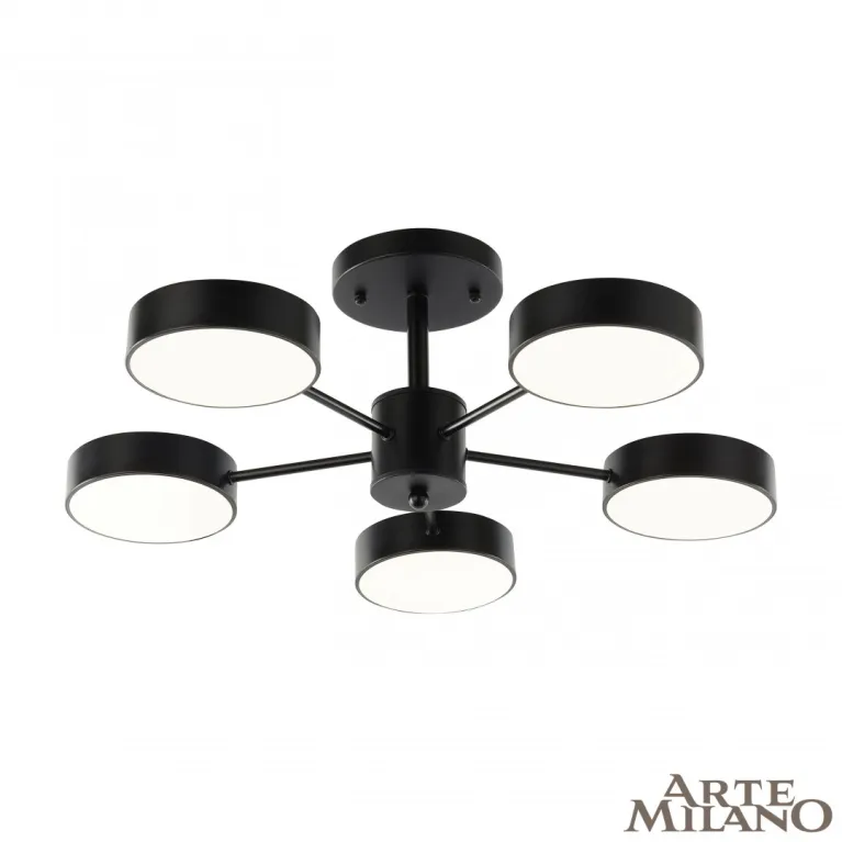 Люстра на штанге Arte Milano Ferrara 250906/5B Bk в Нижнем Новгороде
