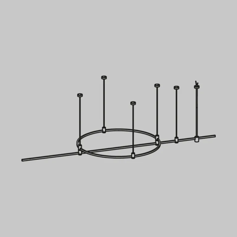 Основание на подвесах Hang для трековых светильников Maytoni Technical Flarity TFC-Flar-H05-PT в Нижнем Новгороде