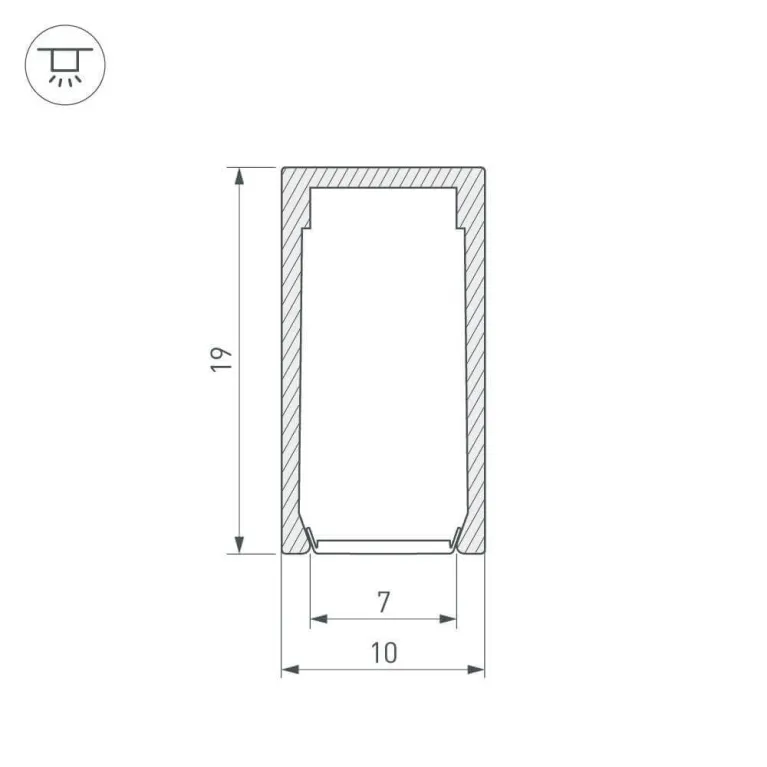 Профиль Arlight PIK-1019-2000 ANOD 023857 в Нижнем Новгороде