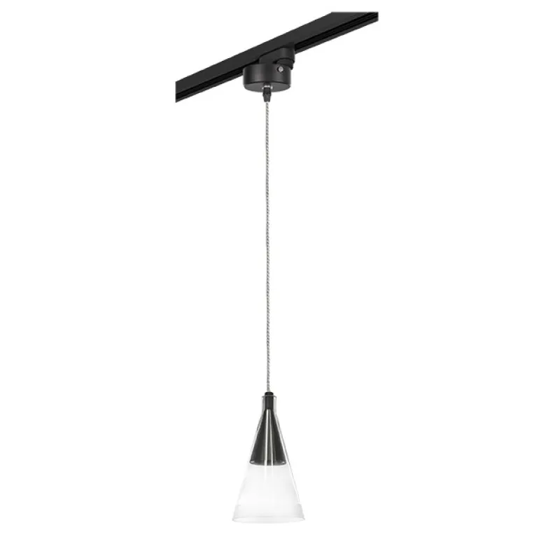 Трековый светильник Lightstar Track 1 black L1T757017 (757017+592007) в Нижнем Новгороде