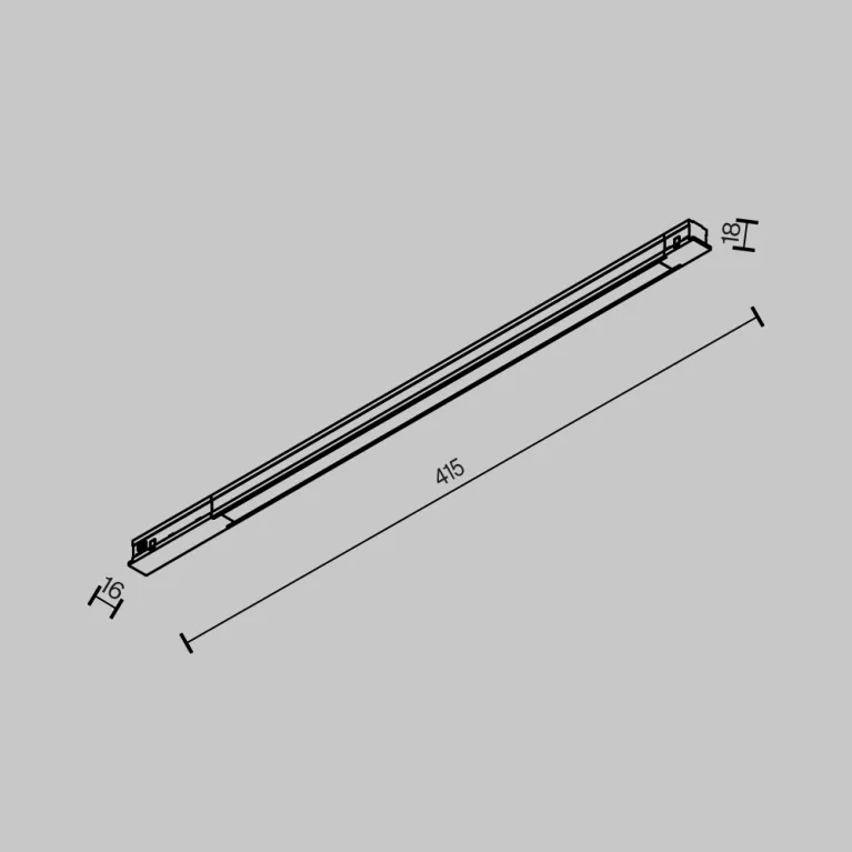 Трековый магнитный светильник Maytoni Technical Basis TR231-2-10W4K-B в Нижнем Новгороде