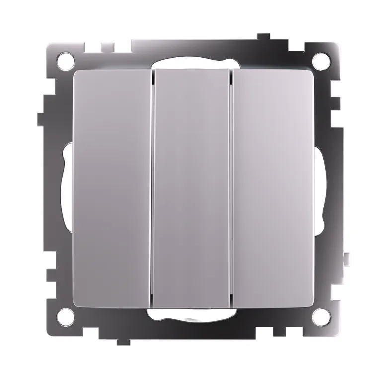 Выключатель трехклавишный Stekker GLS10-7108-03 Катрин 49173 в Нижнем Новгороде