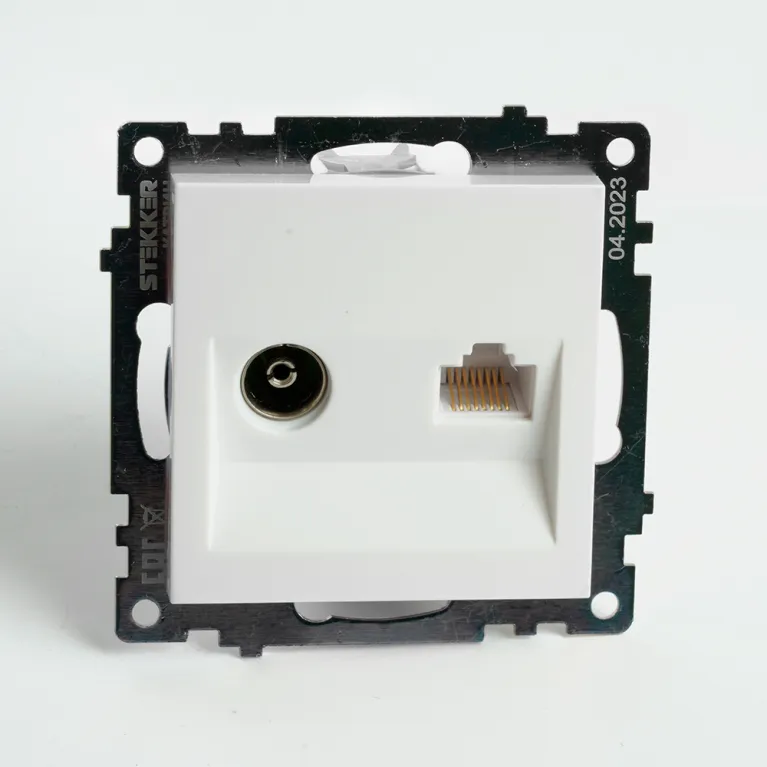 Розетка телевизионная 1-местная Stekker GLS00-7106-01 Катрин 49181 в Нижнем Новгороде